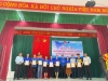 Đ/c Dương Văn Bảo - Bí thư Huyện đoàn và Đ/c Phan Thành Trung - PBT Huyện đoàn trao giải cho các thí sinh