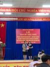 Đoàn Thanh niên xã Tam Nghĩa trao danh sách Đoàn viên ưu tú cho Đảng bộ.