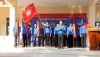 Bí thư Đoàn xã Tam Giang đại diện cho 30 cơ sở Đoàn nhận cờ lệnh Tháng Thanh niên năm 2017