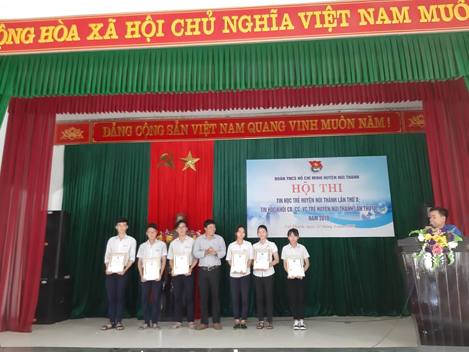 Hội thi tin học trẻ huyện Núi Thành lần thứ 10 năm 2019 và Tin học khối CBCC trẻ lần thứ 2